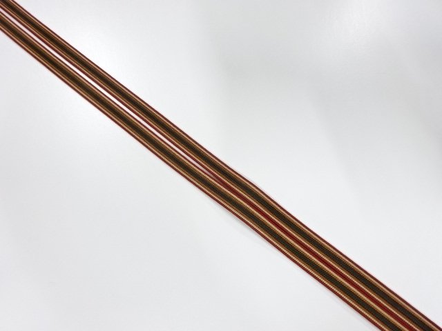 未使用品　正絹　帯留め用　手組三分紐